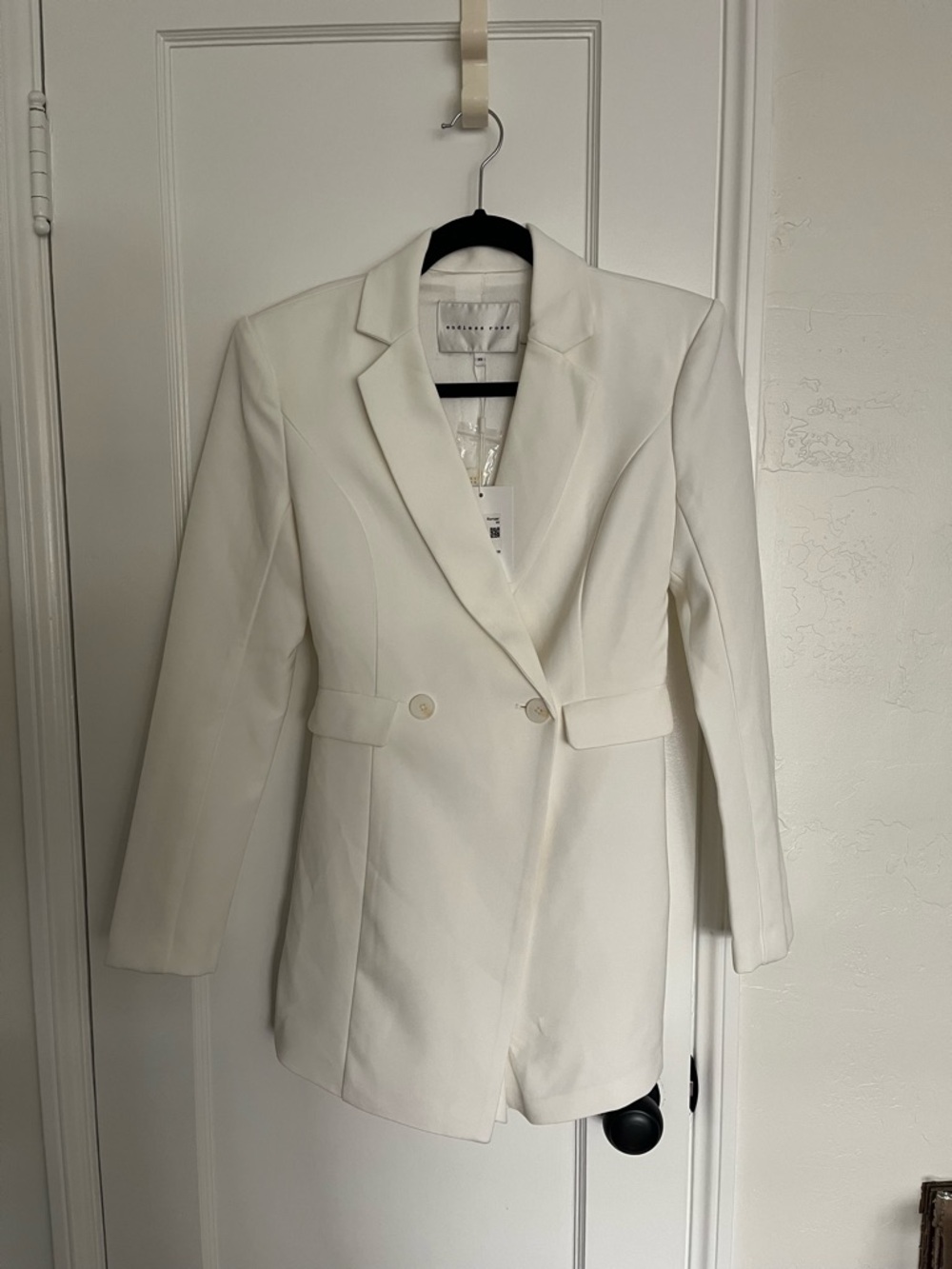Endless Rose Ivory Fitted Women's Blazer Jacket